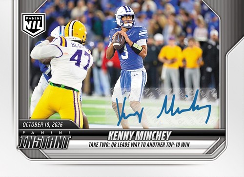 Kenny minchey 2026 panini - kenny,